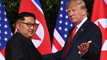 Pohjois-Korea Donald Trump ja Kim Jong Un USA