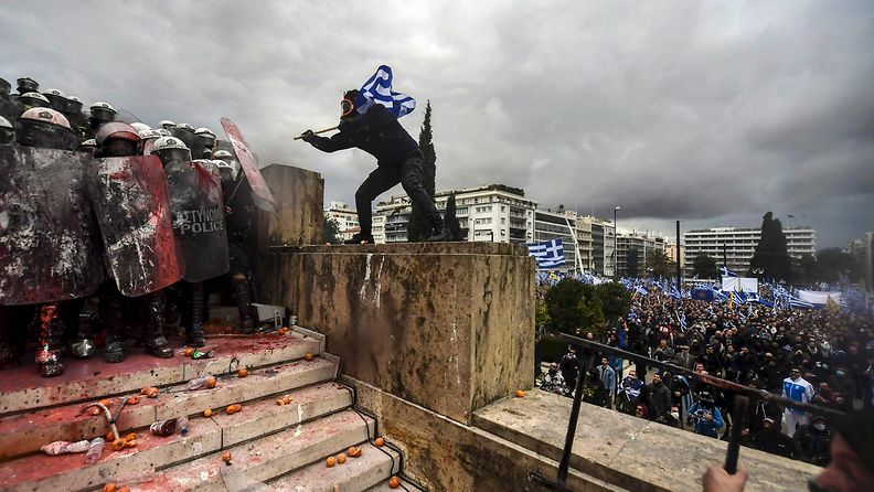 Makedonia-mielenosoitus, Ateena Kreikka 