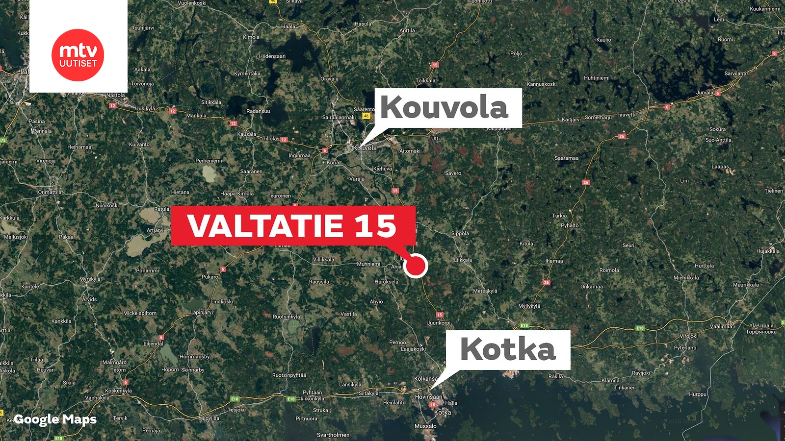 Puolustusvoimien Pasi kaatui ojaan osuttuaan henkilöautoon Kymenlaaksossa –  taustalla ohitustilanne ja erittäin huono sää 