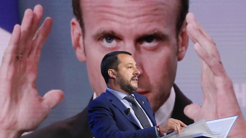 AOP Salvini Macron Italia Ranska