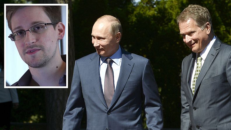Vladimir Putin: Tietovuotaja Snowden on yhä Venäjällä.