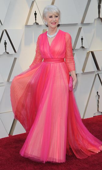 Helen Mirren Oscar-gaala punainen matto 25.2.2019
