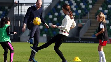 Catherine ja William jalkapallo Belfast 27.2.2019 3