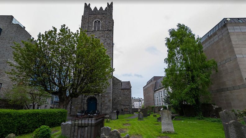 St Michan´s kirkko Dublinissa - Kuva Google Street View