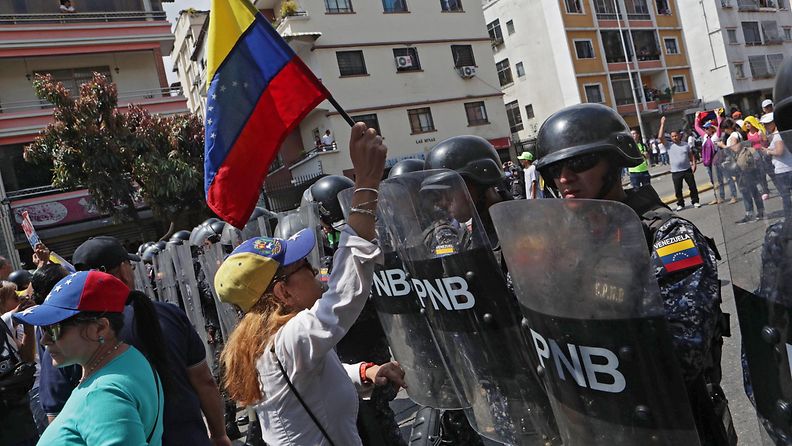 EPA, Venezuela, mielenosoitus, Maduro, Guaido