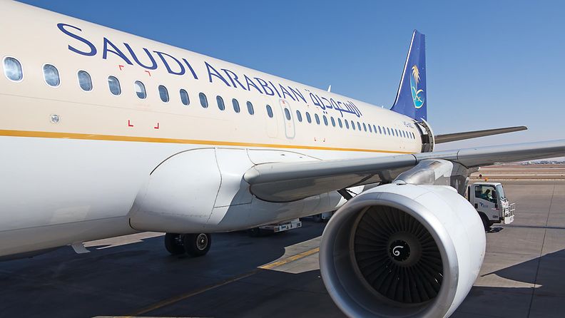 saudi arabian airlines, lentokone