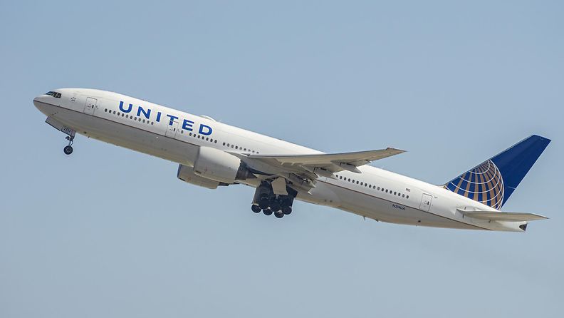 united airlines, lentokone