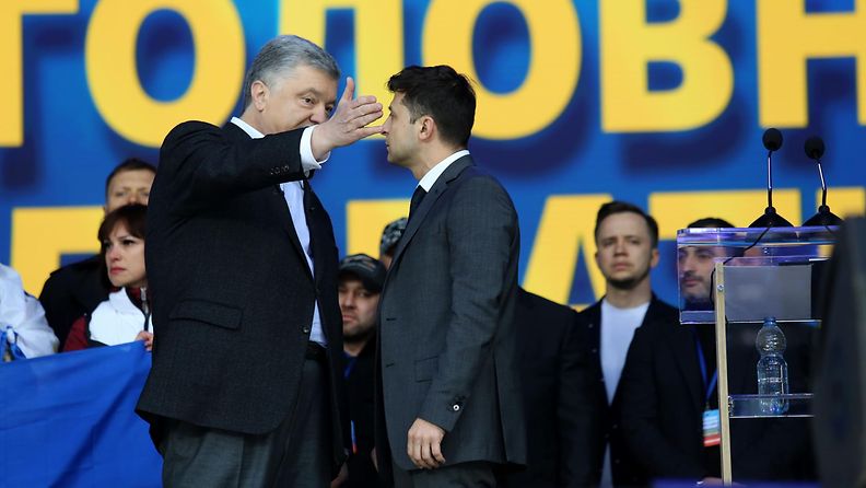 AOP Ukraina vaalit Petro Poroshenko Volodymyr Zelensky