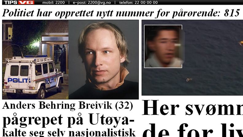 Norjan iskuista pidätetty äärioikeistolainen Anders Behrin Breivik, 32.