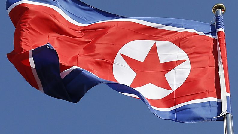 Pohjois-Korea lippu epa