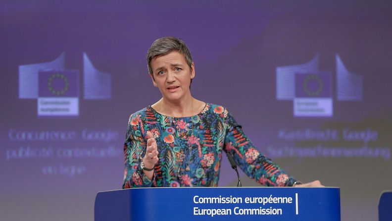 Margrethe Vestager komissaari EPA