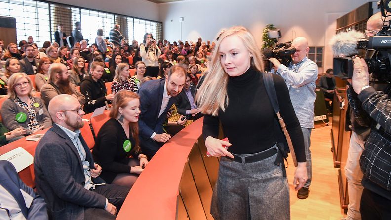 Maria Ohisalo vihreät kampanjastartti 26.1.2019