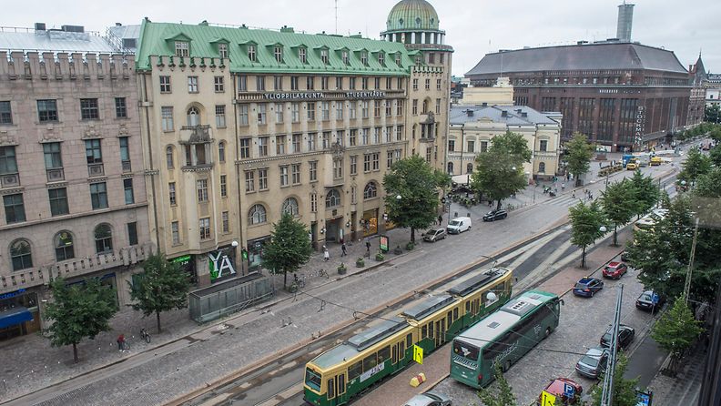 AOP, Helsinki, mannerheimintie, keskusta, katu, julkinen liikenne, liikenne