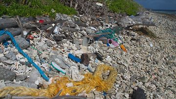 AOP, Kookossaaret, roska, muoviroska, ympäristökatastrofi, ranta, muovijäte