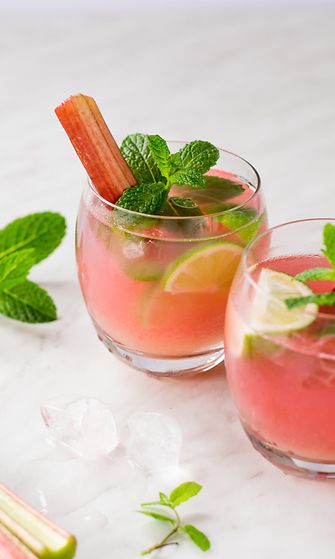 raparperi cocktail mocktail drinkki