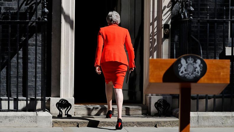 Theresa May erosi pääministerin tehtävästä.
