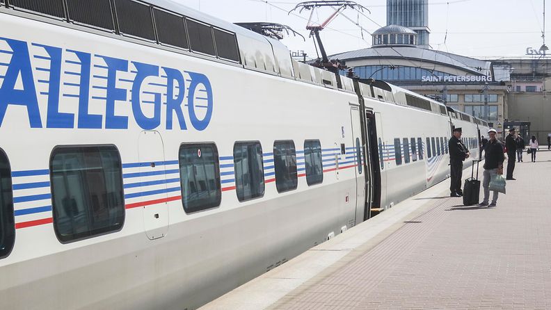 Allegro-juna Pietarissa kesä 2018