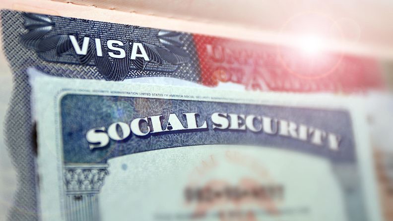 AOP USA viisumi, sosiaaliturvatunnus