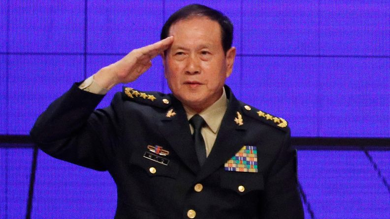 AOP Wei Fenghe, Kiinan puolustusministeri