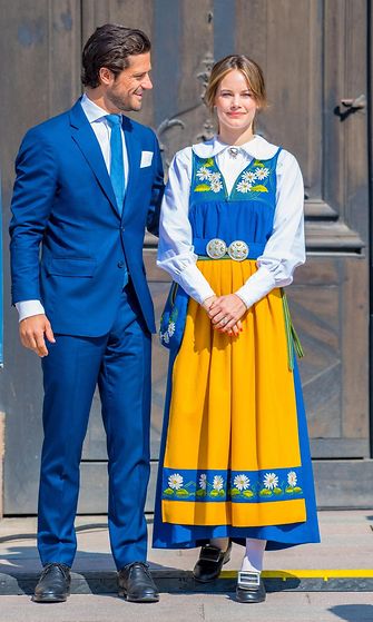 Carl Philip ja Sofia Ruotsin kansallispäivänä