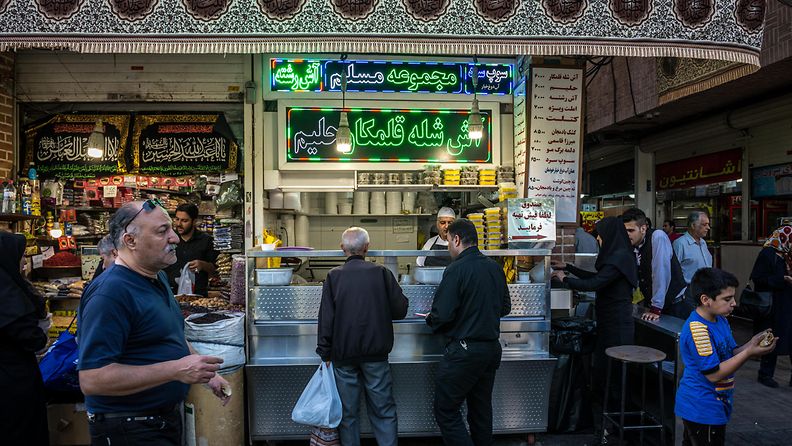 AOP Teheran Iran Ravintola