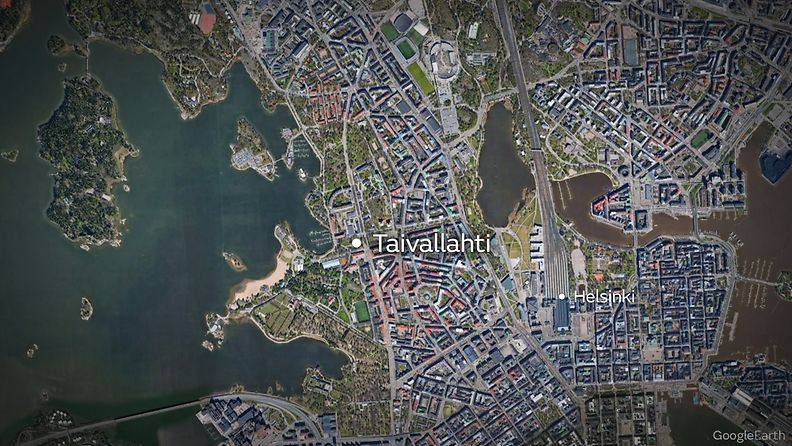 Taivallahti,Helsinki kartta