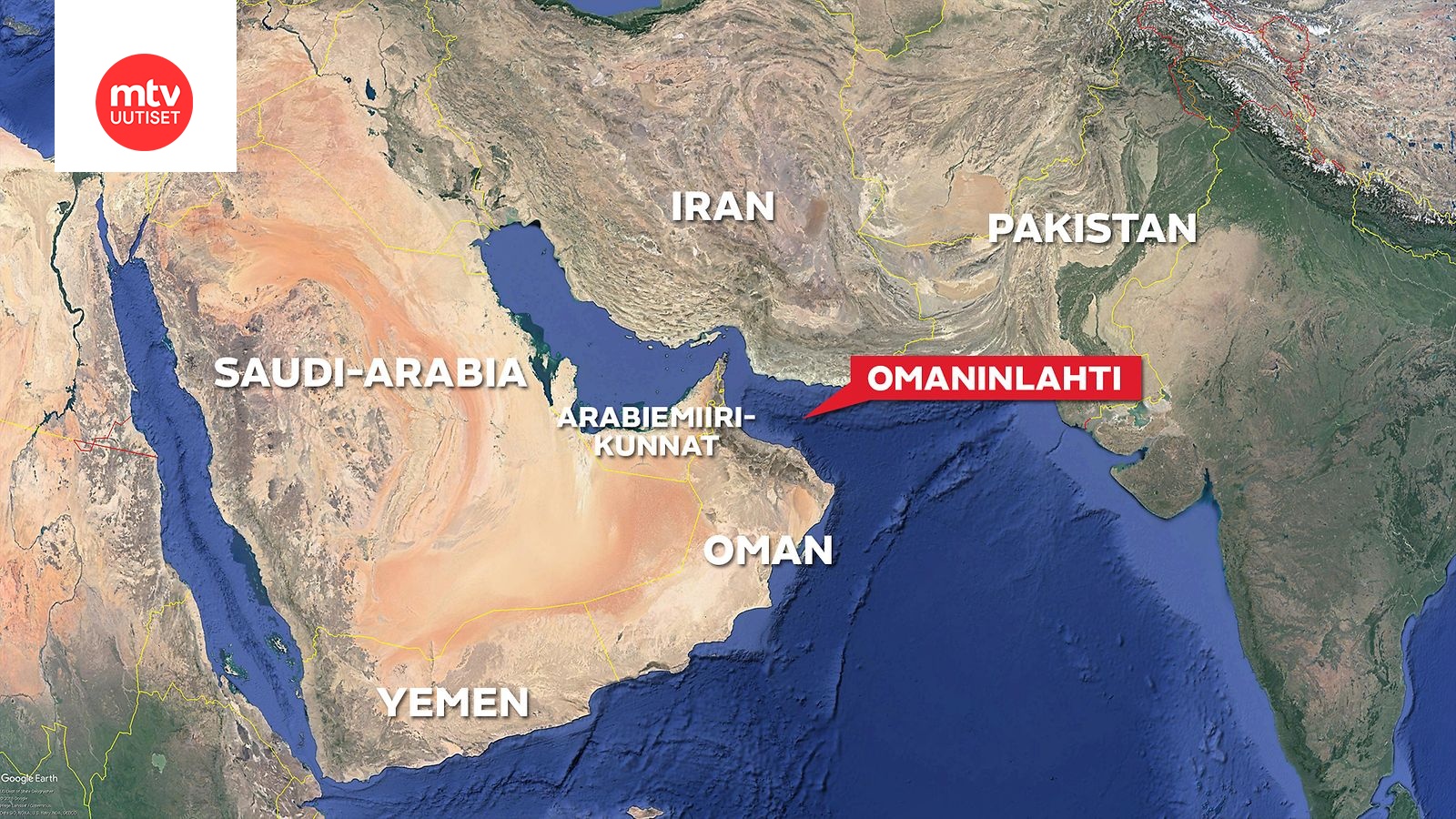 Kahta alusta vastaan hyökätty Omaninlahdella – miehistö pelastautui  liekehtivistä aluksista hyppäämällä mereen 