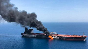LK Omaninlahti Persianlahti Iran tankkeri hyökkäys 