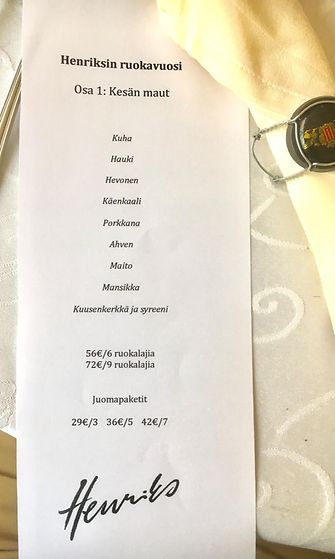 henriks-menu