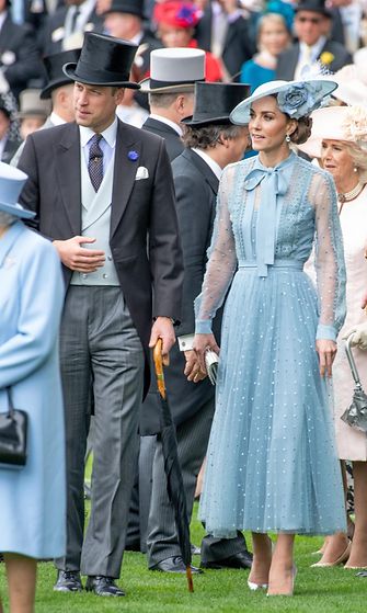 Prinssi William ja herttuatar Catherine Royal Ascot kesäkuu 2019