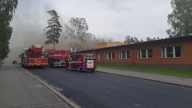 Mikkeli, Tuppuralan koulu, tulipalo