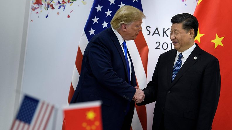LK Donald Trump ja Xi Jinping Osaka G20-kokous 29.6.2019 3