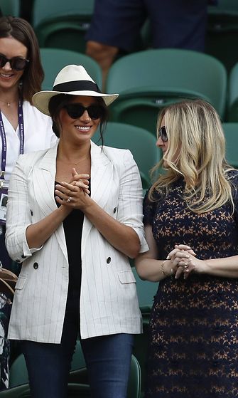 Herttuatar Meghan Wimbledonissa heinäkuussa 2019 (3)