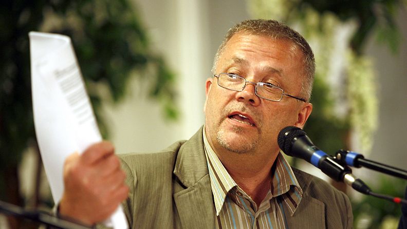 Markku Koivisto poistui nopeasti tilaisuudesta puheenvuoronsa jälkeen. Kuva vuodelta 2006.