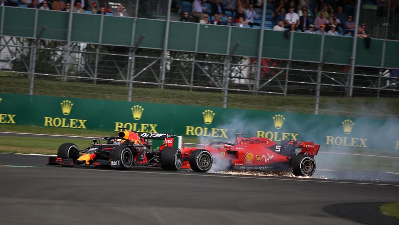 Verstappen ja Vettel