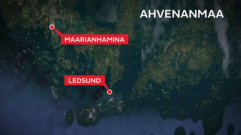 Kartta-Ledsund-Ahvenanmaa