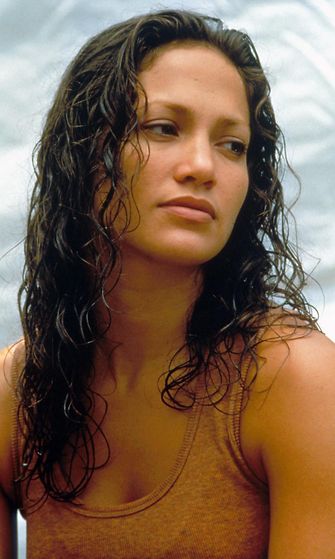 Jennifer Lopez Anakonda-elokuvassa 1997