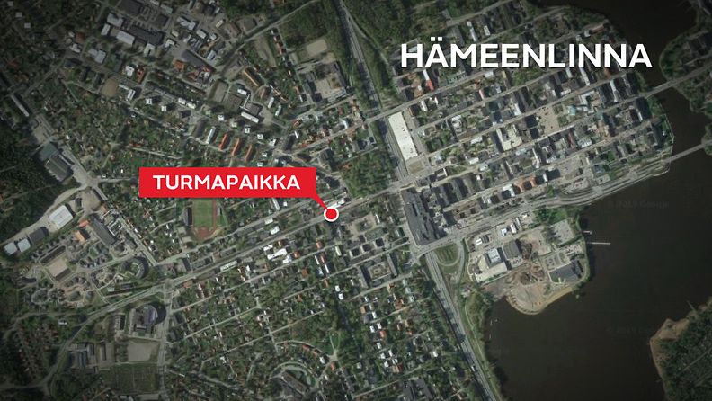 Hämeenlinna-moottoripyöräturma-kartta