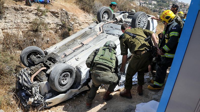 Autohyökkäys Israelissa