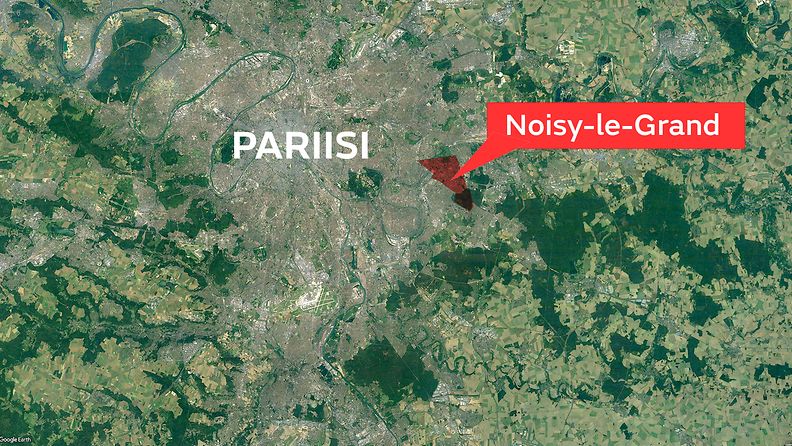 Pariisi Noisy-le-Grand kartta