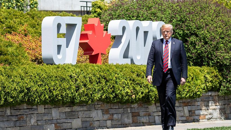 AOP Trump G7-kokouksessa vuonna 2018