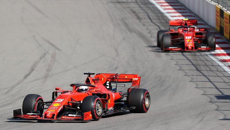 Ferrari Vettel & Leclerc
