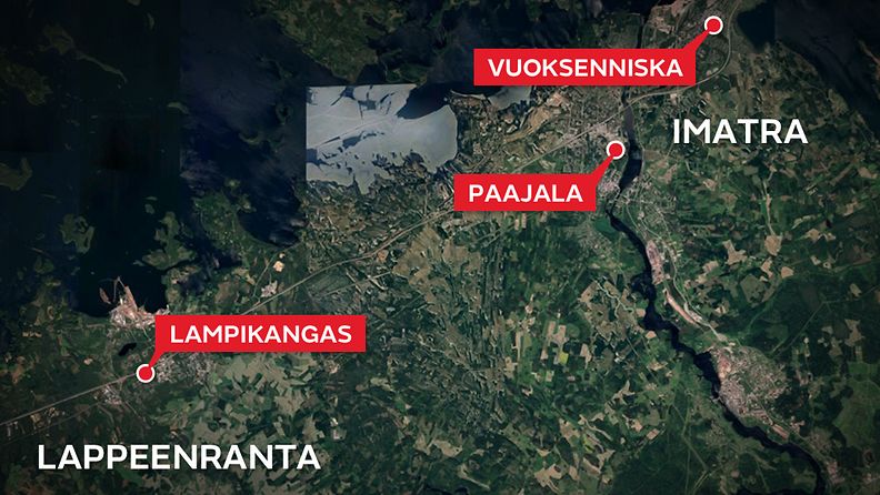Lappeenranta-Imatra-tuhopoltot-kartta