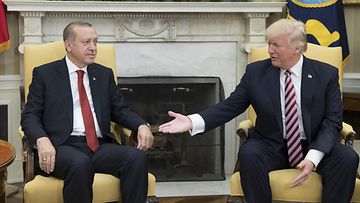 Trump ja Erdogan Valkoinen talo toukokuu 2017