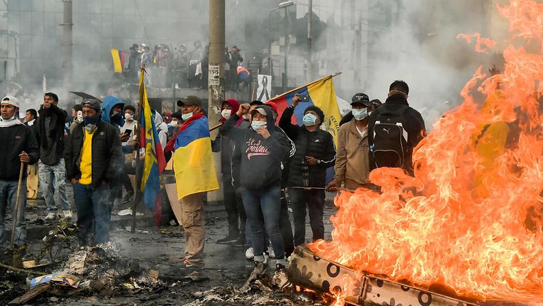 Ecuador protestit LK