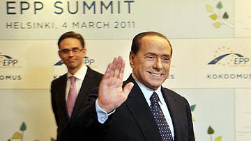 Silvio Berlusconi ja Jyrki Katainen