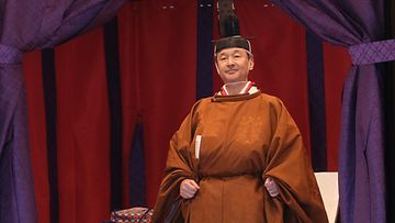 Keisari Naruhito kruunajaiset Tokio 22.10.2019