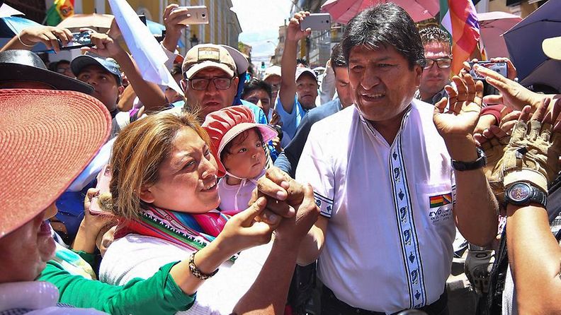 Evo Morales, Bolivian presidentinvaalit EPA