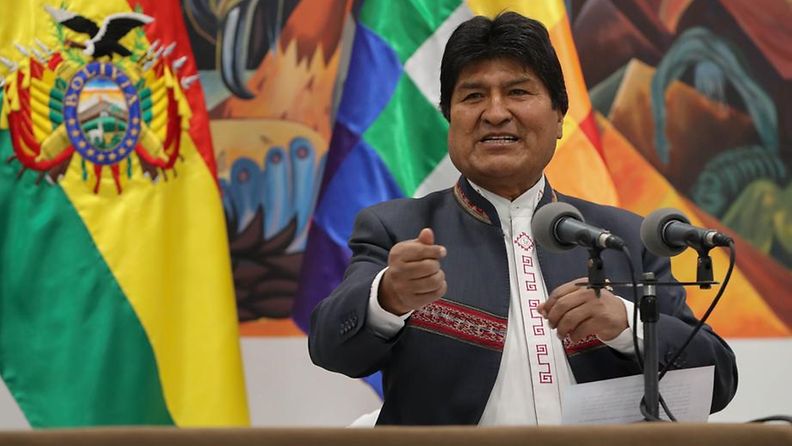 Evo Morales, Bolivian presidentinvaalit, EPA