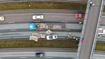 Espoo Vallikallio betonielementit Kehä I 18.11.2019 1